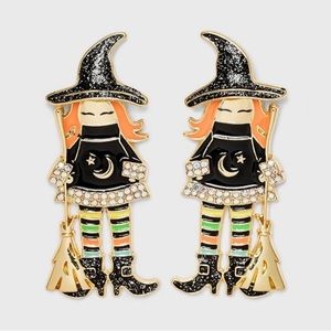 Sugarfix Baublebar witch earrings  broomstick business